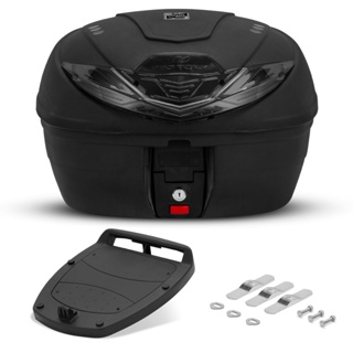 Baú Bauleto Moto Traseiro 35 Litros Smart Box 4 Universal Preto Lente Fumê - Pro Tork em Oferta na Shopee