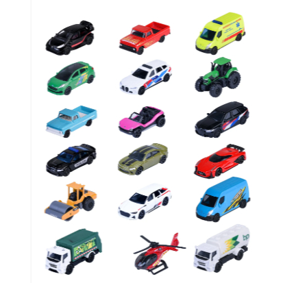 Miniatura Majorette Street Cars 1/64 - Carrinhos de Metal - Vários Modelos