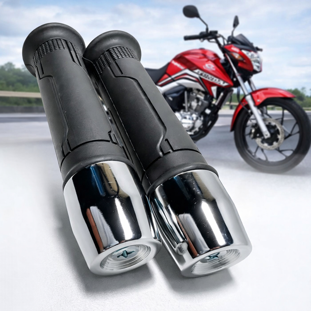 Manopla + Peso De Guidão PCX Com e Sem Bucha em Oferta na Shopee