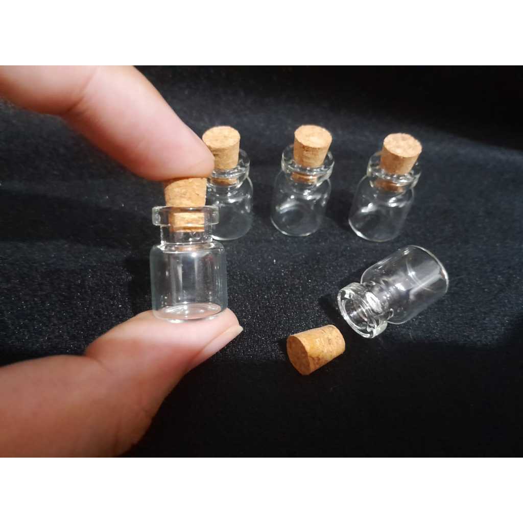 Kit 30/50 /100unid.Mini Frasco de vidro penicilina 2ml com rolha, utilizado p/sementes de mostardas