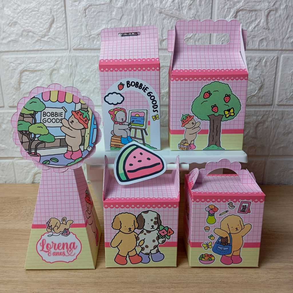 ENVIO RÁPIDO Kit Festa BOB GUD Lembrancinha Aniversário Infantil - PEGUE E MONTE