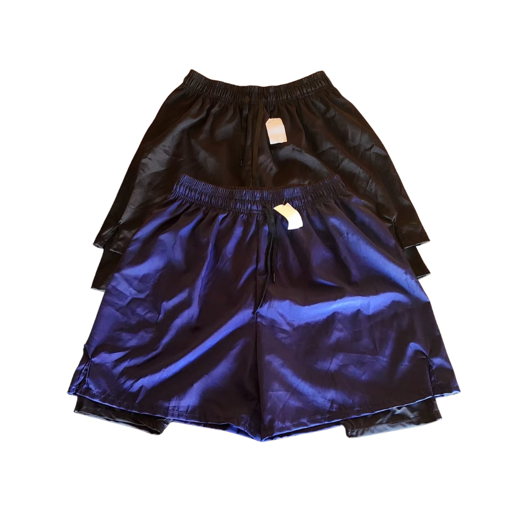 Kit Short Fit 2 Pano Tactel com Elastano e Poliester com Bolso Lateral Academia Caminhada Lançamento