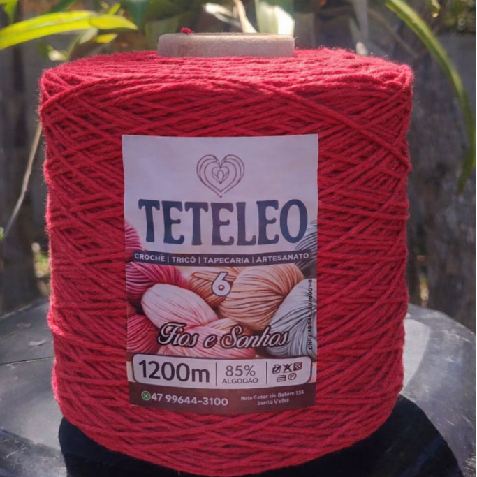 Barbante Antialérgico Sem Poeira Croche Tricot Numero 6 Diversas Cores Macio Teteleo Artesanato em Oferta na Shopee