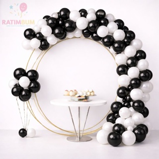 Kit 100 Balão Bexiga Branco + Preto | Balão Bexiga Liso Festas Aniversários Decoração em Oferta na Shopee