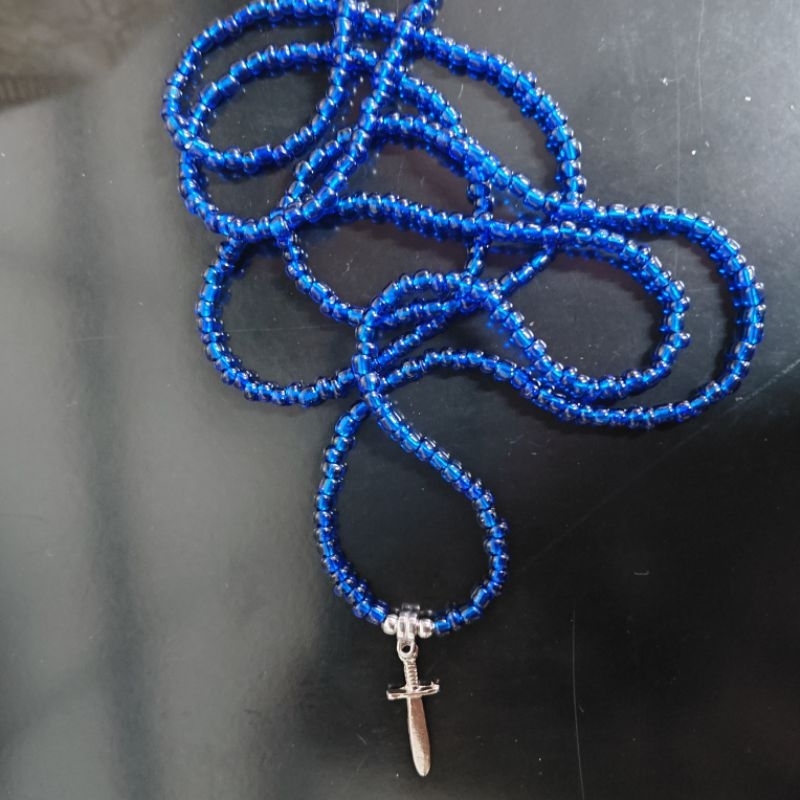 Guia de Ogum | pingente, c/ firma, 60cm