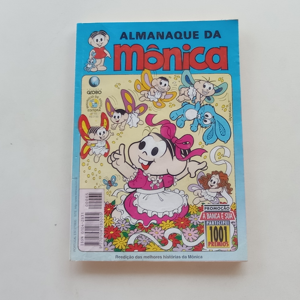 Almanaque da Mônica nº 65 - Ed. Globo -1998
