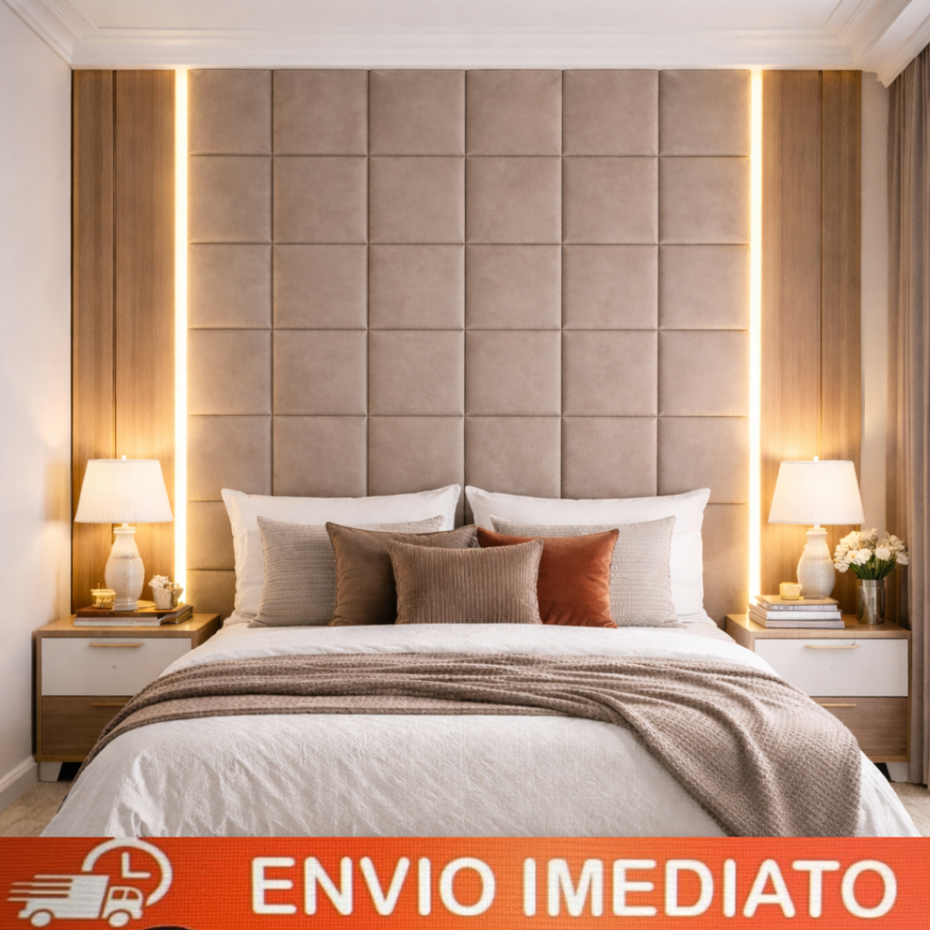 Kit 40 CABECEIRA 40x30 PARA CAMA KING  PARA COMPLETAR A PAREDE TODA  ENVIO RAPIDO