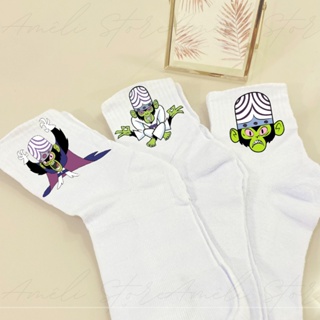 Meia Macaco Louco Kit 03 Pares de Meias Personalizadas Cano Alto Branca em Oferta na Shopee