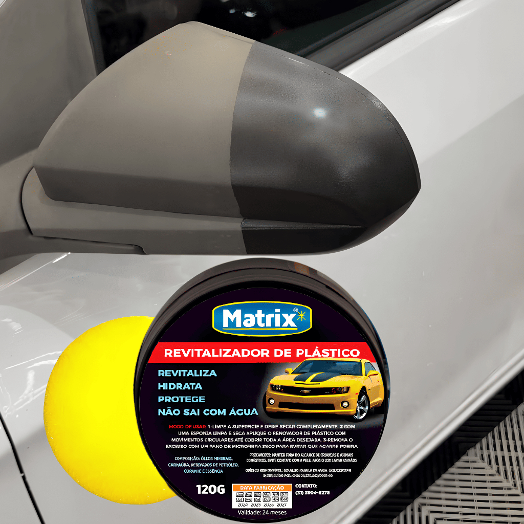 Revitalizador Cera de Plásticos Matrix Renova Parachoque Envio Rápido em Oferta na Shopee