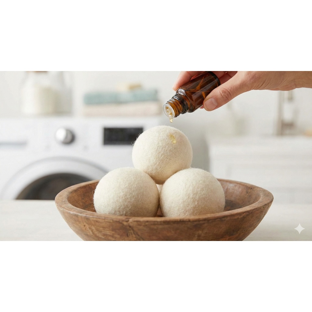 Kit 6 Dryer Balls Bolas De Lã - Seca Rápido, Tira Pelos, Amacia Sem Quimica, Lavadora e Secadora