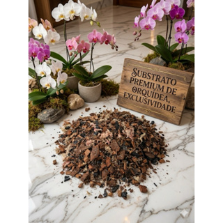 Substrato premium para cultivo de Orquídeas 3 e 7 litros em Oferta na Shopee