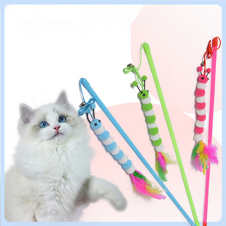 Kit 2 Brinquedos Varinha para Gato – Bastões com Guizo e Insetos Sortidos em Oferta na Shopee