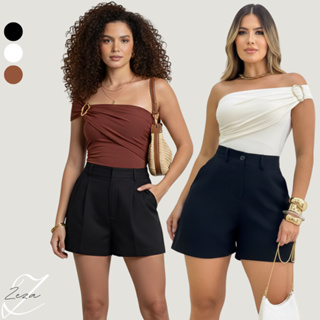 Body Feminino Suplex com Fivela Elegante Casual Tendência Moda Gringa Blogueira em Oferta na Shopee