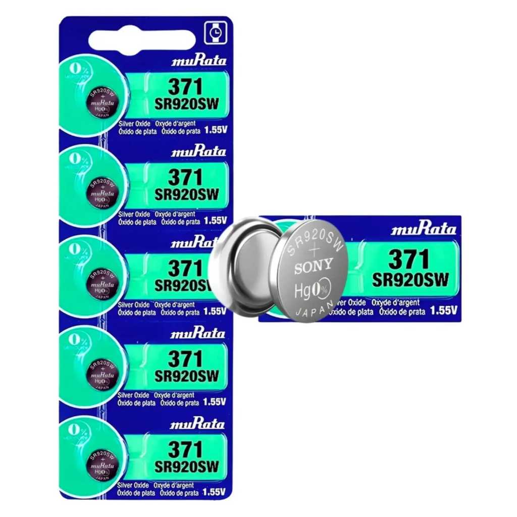 bateria sony/murata SR920  371 cartela com 5 unidades bateria para relogio brinquedos computadores