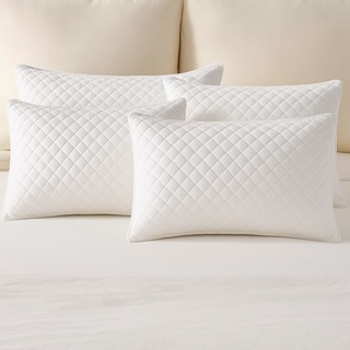 Kit 04 Travesseiro King 90x50 Fibra De Bambu 100% Algodão Size Premium em Oferta na Shopee