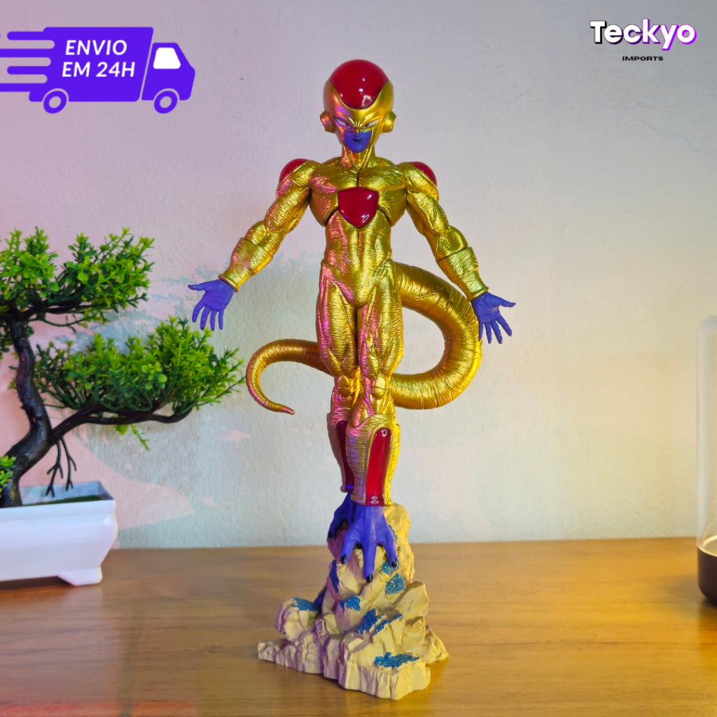 Boneco do Freeza Dragon Ball Z 27cm Friza Action Figure Colecionavel Goku Anime Presente Boneco