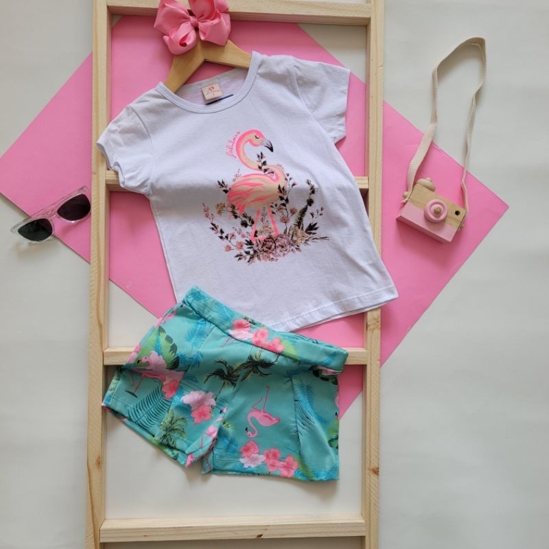 conjunto infantil menina verão,roupa infantil menina verão,camiseta menina,shorts menina,conjunto confortável