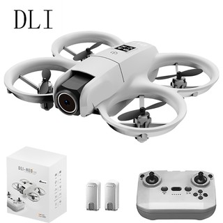 DLI MINI Drone HD Profissional WIFI Dual Cmaera Altitude RC Quadcopter Brinquedos 2 Baterias