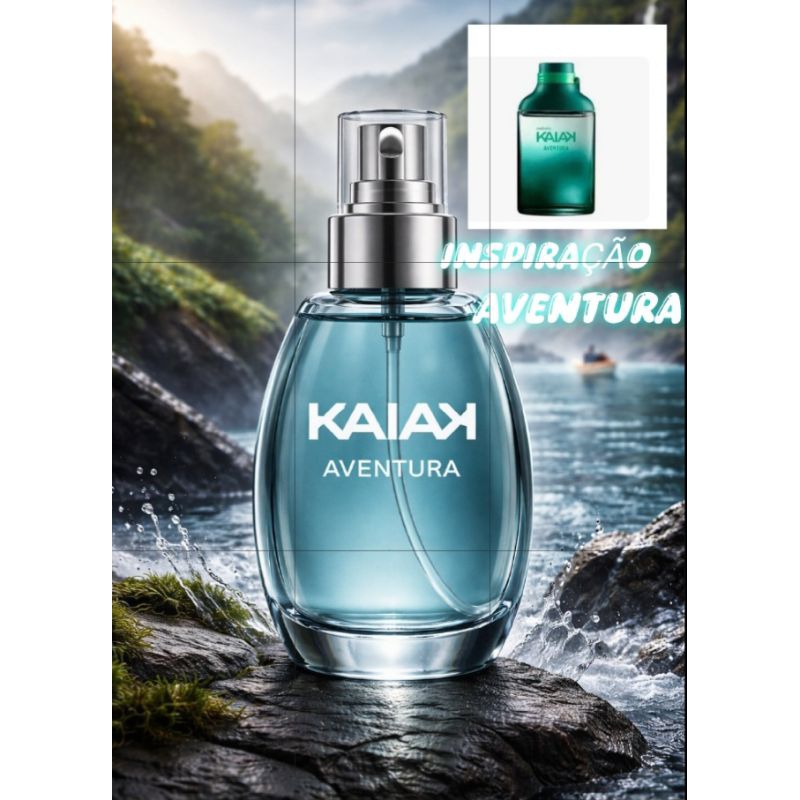 Perfume Masculino Kaiak Aventura 60ml Homem Cheiroso