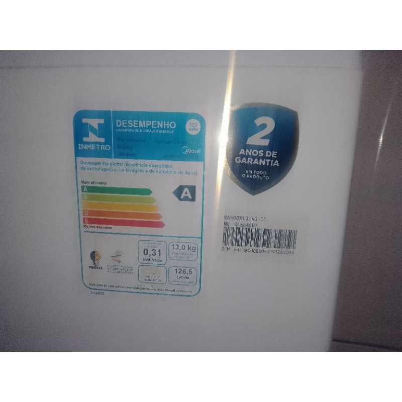Máquina De Lavar 13 KG  Midea