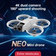 DLI Drone Neo Com Câmera 4k Full Hd Wifi Cor Cinza 2 Baterias