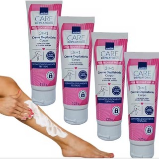 kit Creme Depilatório Para O Corpo Avon Care (4 unidades)