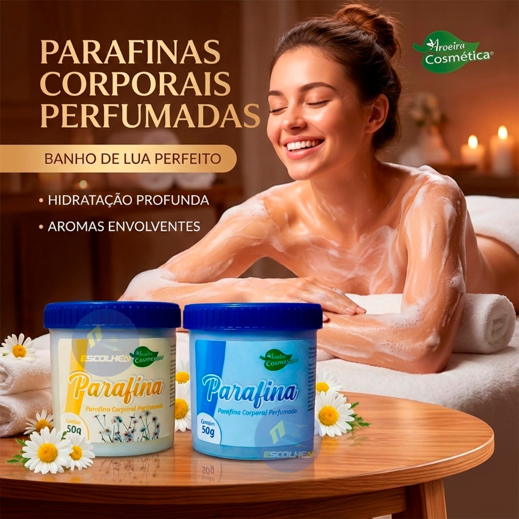 Parafina Bronzeadora Profissional Corporal Perfumada Bronze Rápido 50g
