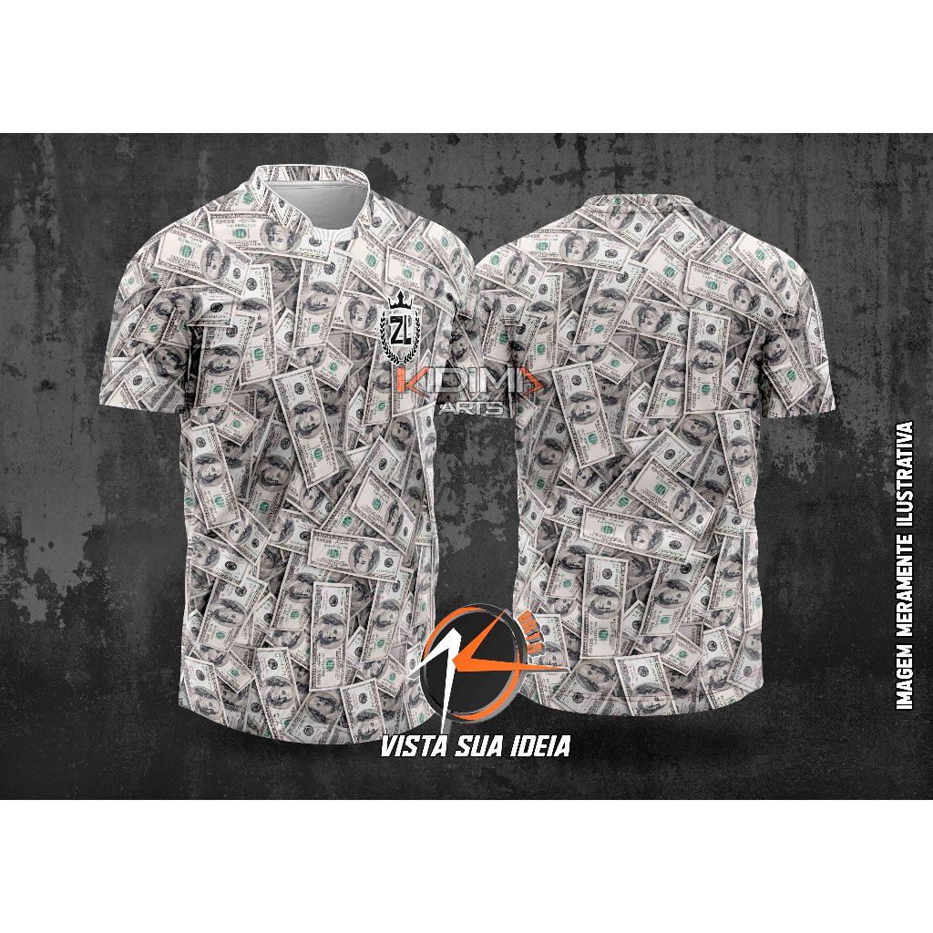 Camiseta Mandrake Grau Dollar Money Zona Leste