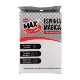 Esponja Mágica Max Clean Alta Eficiência Limpeza Doméstica e Pesada Buchinha Limpa Tudo em Oferta na Shopee