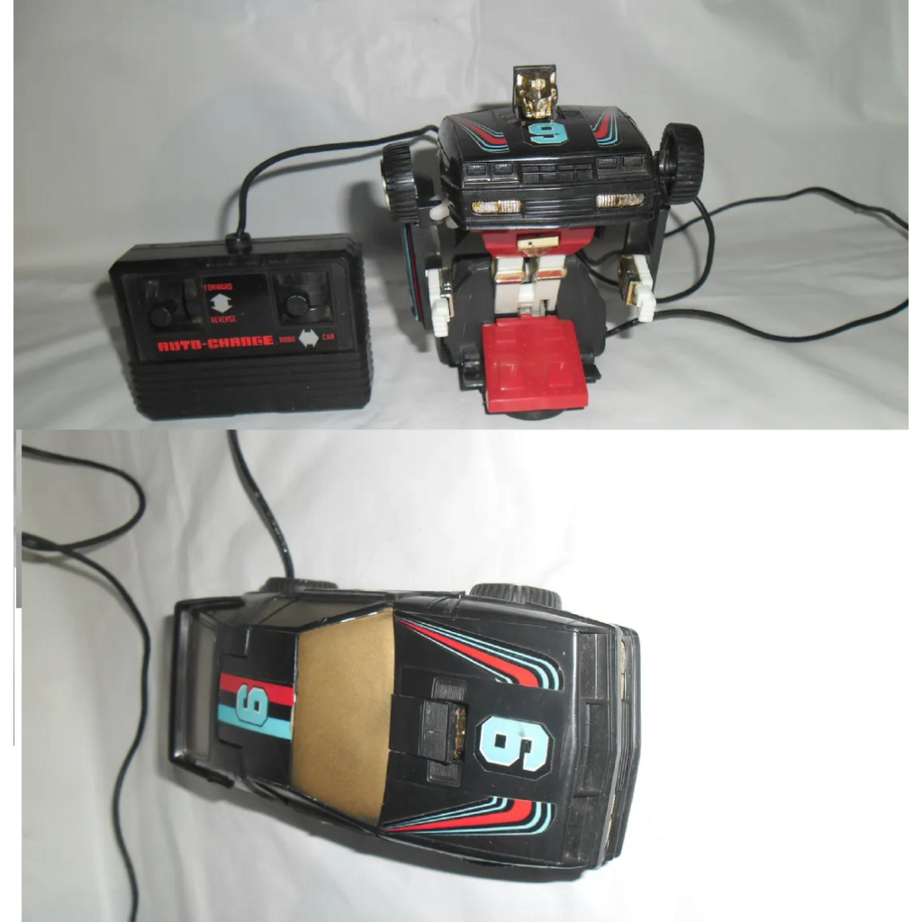 Antigo Carrinho Moto Motocycle Stunt Controle Remoto Transformer