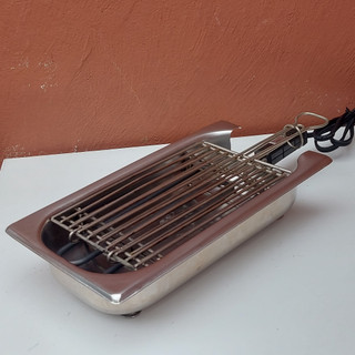 Churrasqueira Elétrica Vintage dos Anos 60 Funcional + Rara  Perfeita para Decoração Retrô ou Coleção!