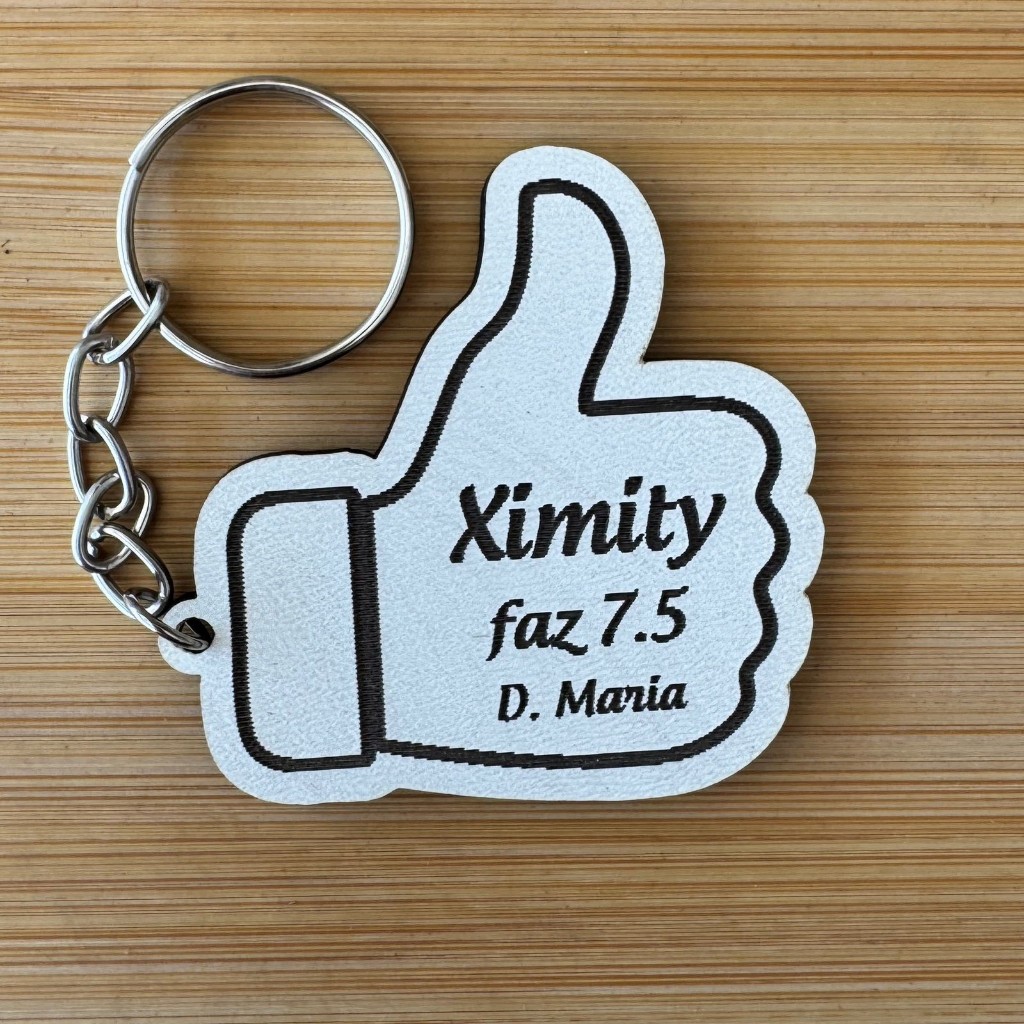 Kit Chaveiro MDF Curtida – Aniversário, Escola, Empresa, Evento e Lembrança Personalizada Personalizado MDF