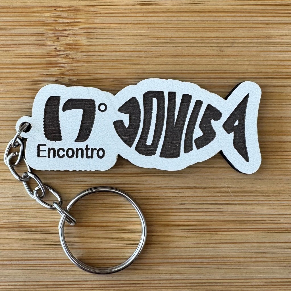 Kit Chaveiro OVISA MDF – Encontro de Jovens, Evento Cristão, Lembrança Igreja Personalizado MDF