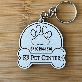 Kit Chaveiros MDF – Pet Shop, Canil e Clínica Veterinária em Oferta na Shopee