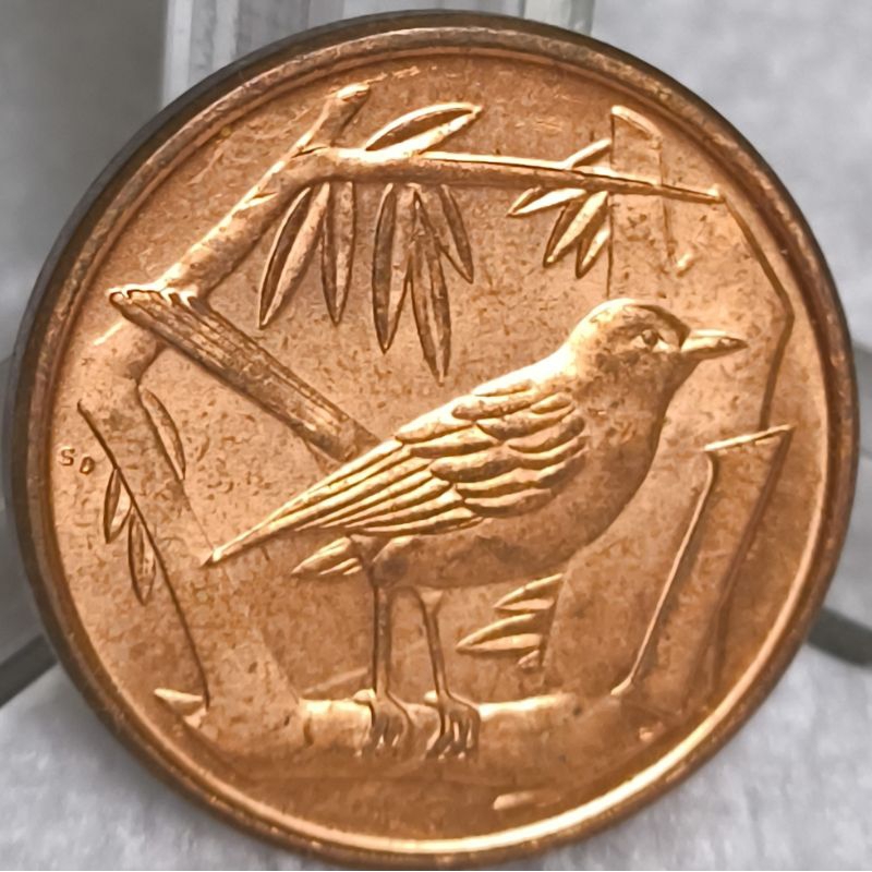 EL.217- Moeda 1 centavo 1996. Ilhas Cayman. Autêntica.