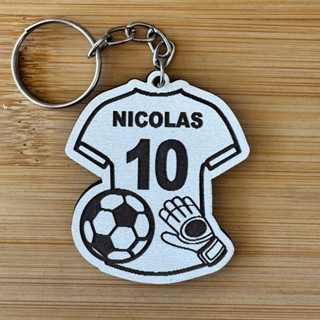 Kit Chaveiros Personalizado MDF – Futebol Goleiro Aniversário em Oferta na Shopee