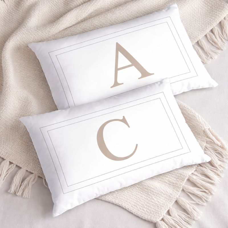 Capa de Almofada Baguete Personalizada 30x50 cm