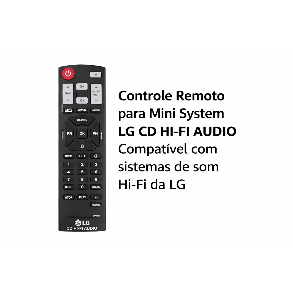 Controle Som LG Mini Hi-fi System Cm4350 - Akb73655702