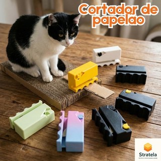Cortador de papelão para arranhador de gatos