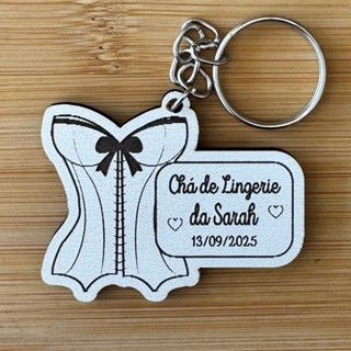 Kit Chaveiros Chá de Lingerie Personalizados MDF Lembrancinha Feminina Despedida Solteira em Oferta na Shopee