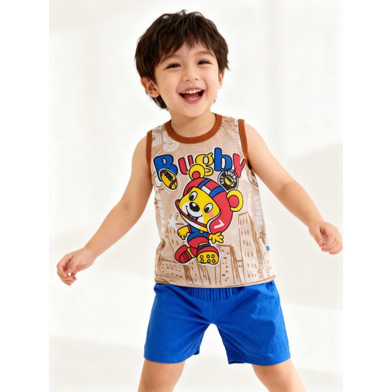 Kit com 5 Regatas Infantis para Menino – Conforto e Qualidade (2 a 8 Anos) — imagem 2 de 2