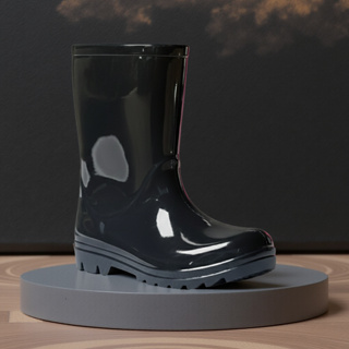 Galocha Botinha Feminino e Masculino Infantil Cano Longo de Borracha Moderno Confortável em Oferta na Shopee