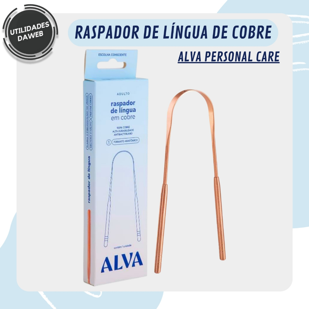 Alva Personal Care Alva Raspador De Língua De Cobre