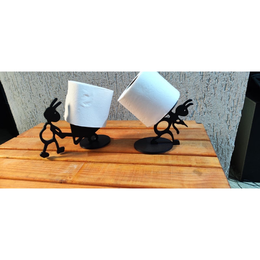 Suporte Para Papel Higiênico Formigas-Suporte Para Papel Higiênico