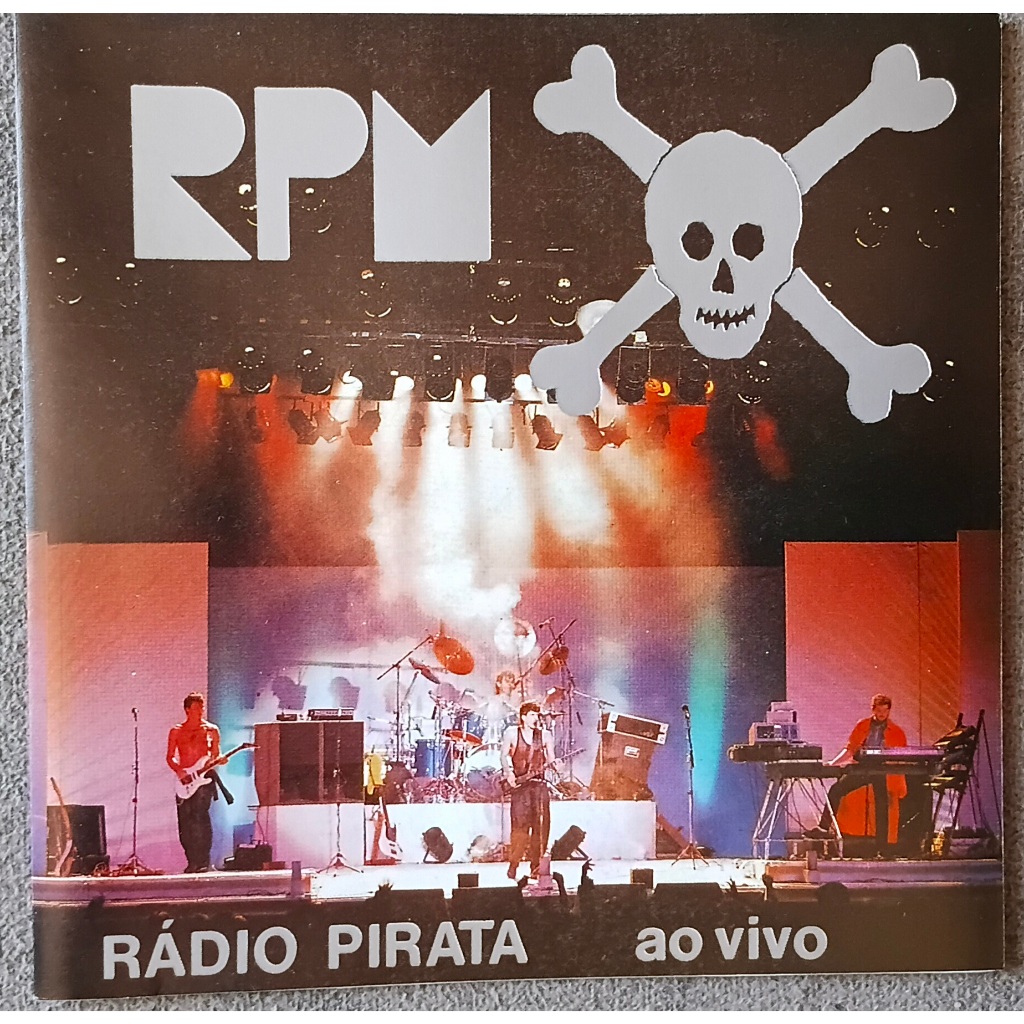 Cd RPM Radio Pirata Ao Vivo Série Mitos e Músicas Rock Remasterizado Paulo Ricardo