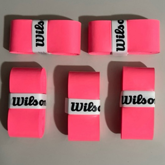 Kit 3 Overgrip Wilson Para Beach Tennis Tênis Padel Pickleball Rosa