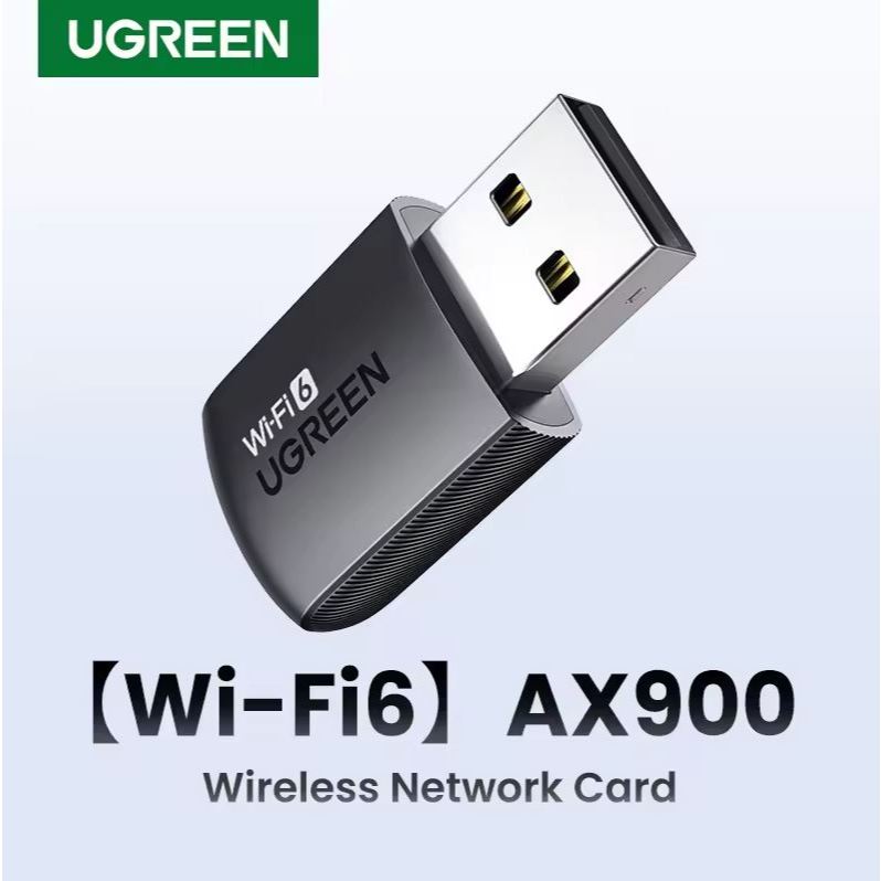Adaptador USB WiFi 6 UGREEN AX900 886Mbps - Preto