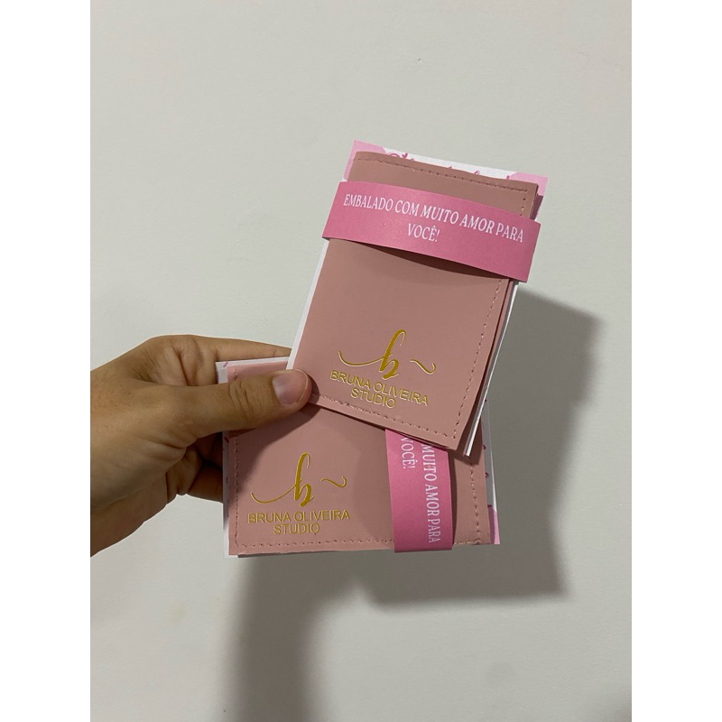 kit 10 porta cartão/porta cartão personalizado/mimo para clientes