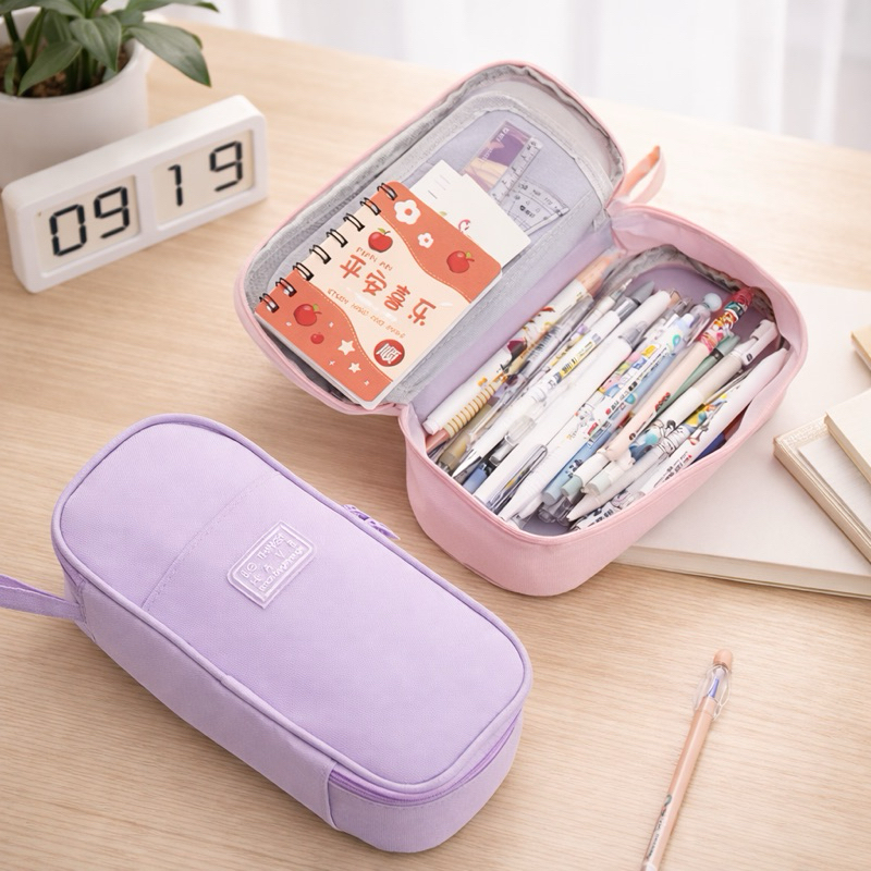 Estojo De Lápis De Grande Capacidade Camada