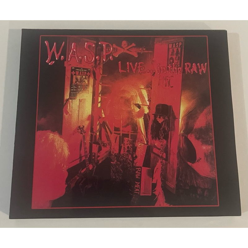 WASP Live in the RAW CD Slipcase Nacional com Poster